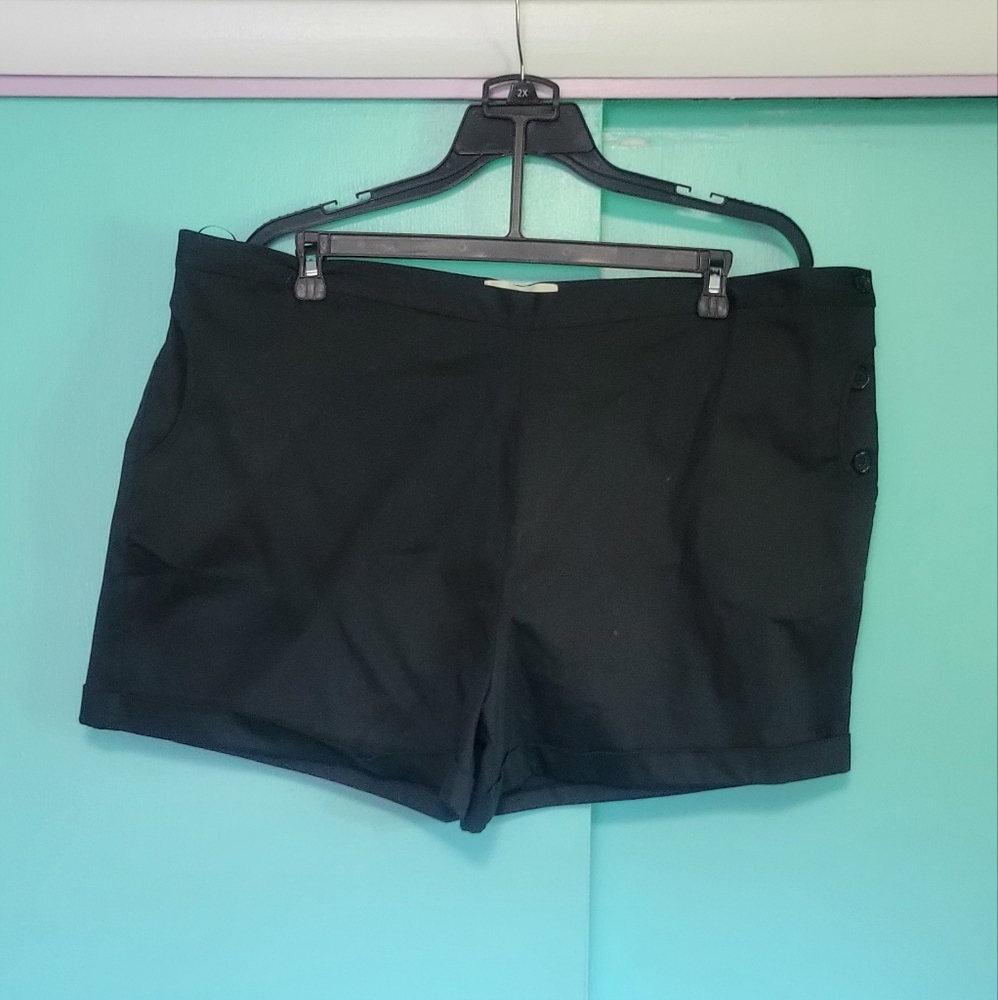 Tatyana Classic Black High Waisted Sailor Shorts